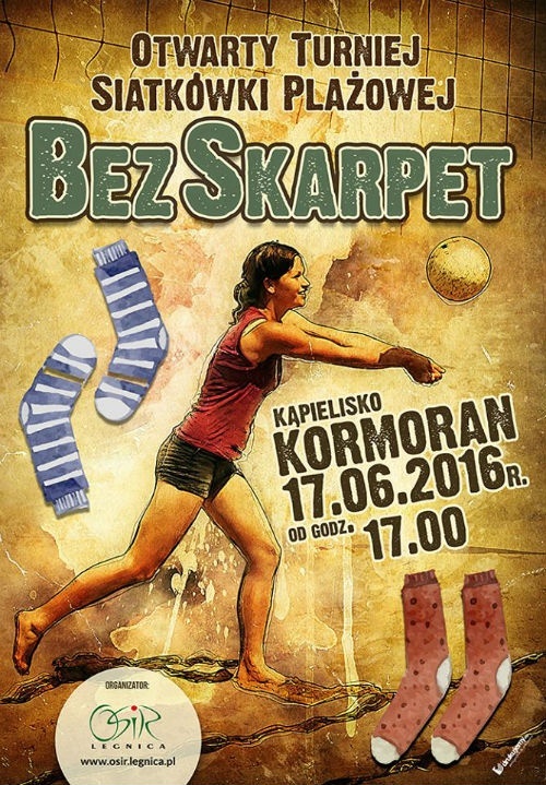 plakat siatkówki z osirem